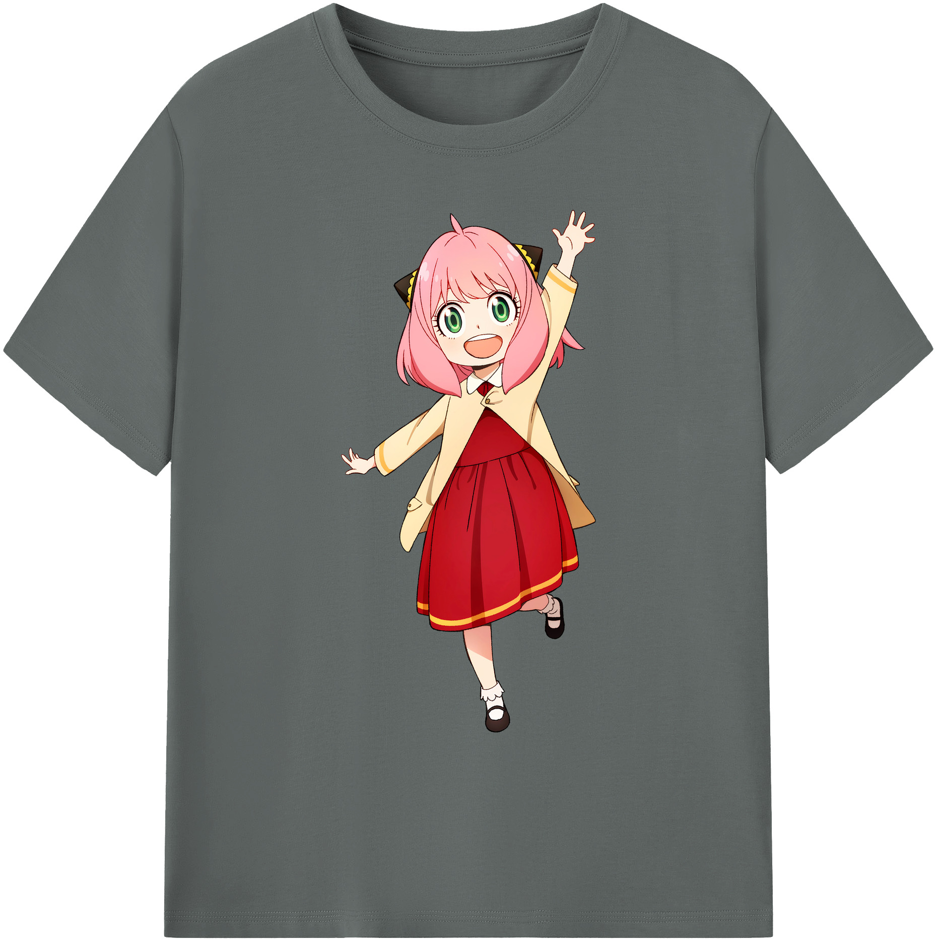（画像用） SPY×FAMILY间谍家家酒 綿100％ メンズ半袖Tシャツ｜肌触りやわらか＆通気性